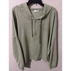 ❤️GAP Cropped Hooded Long Sleeve Sweatshirt